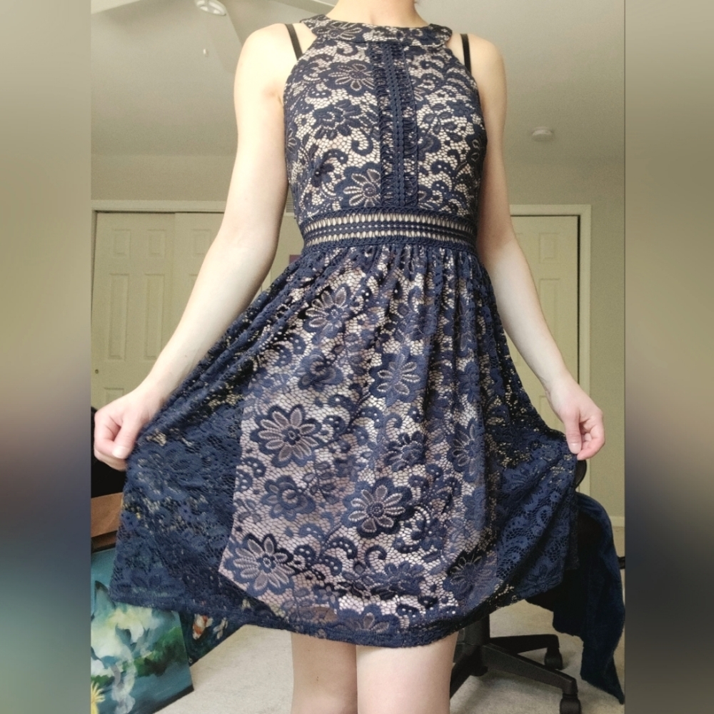 By & By Floral Midi Summer Dress